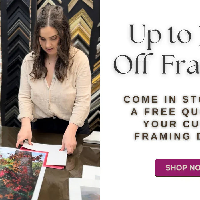 Here's 30% Off Custom Framing