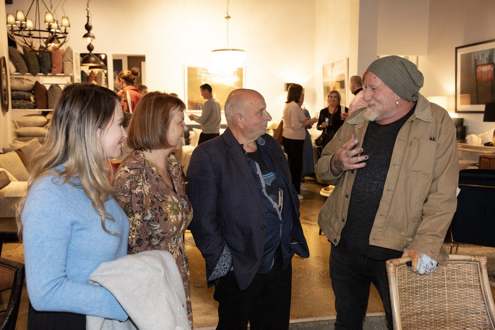 Artist David Bromley - With Wet Paint Upon His Hands