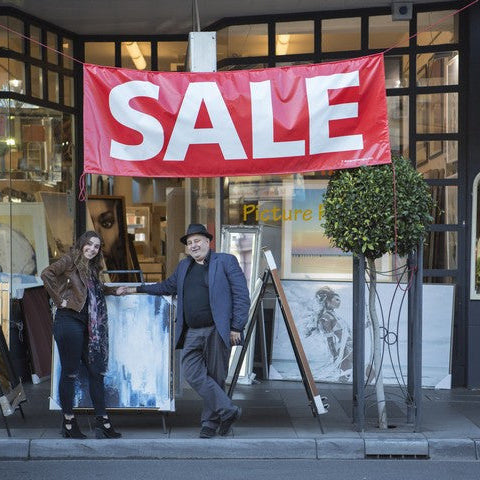 Mirrors & Art on the wall at silly season prices