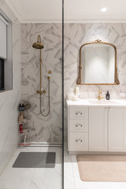 Hepburn Mirror | Small Gold 