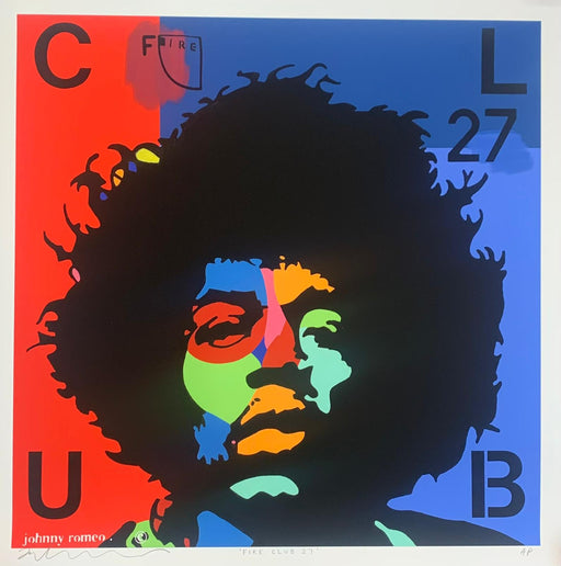 Jimi Hendrix | Limited Edition Print | Johnny Romeo | Signed