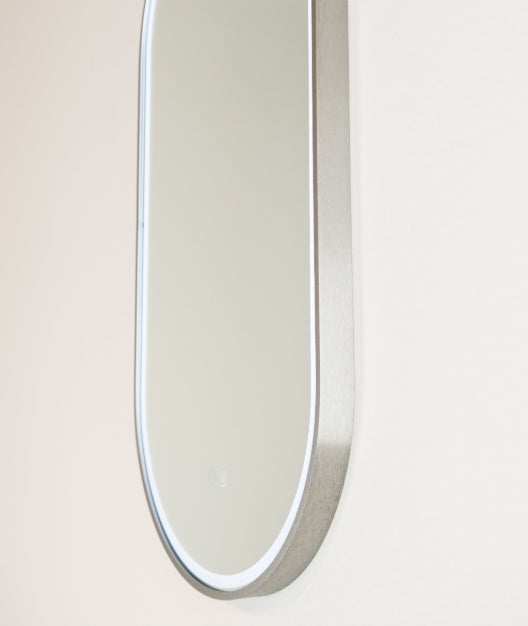 Large Illuminated Oval Mirror | Tall | Back & Front Lit Mirror