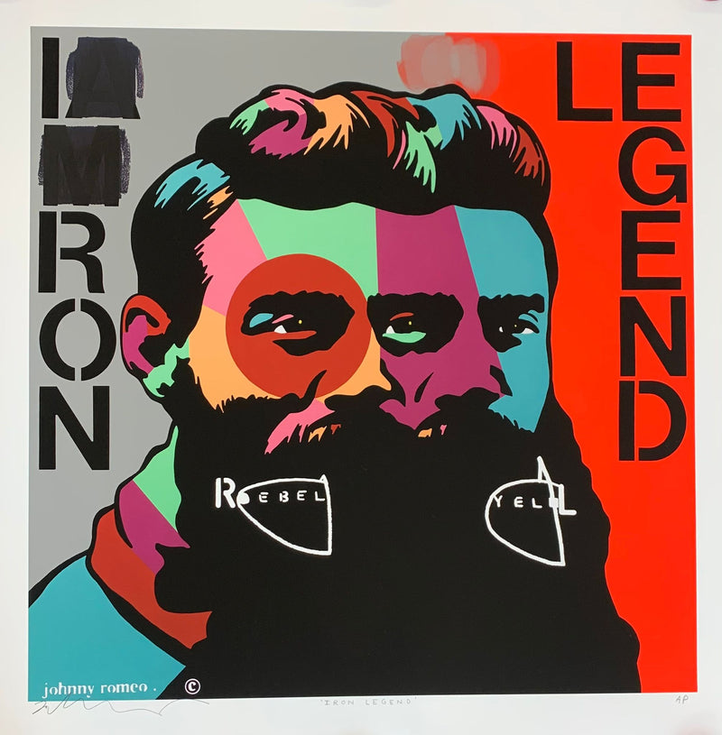 Iron Legend | Limited Edition Print | Johnny Romeo | Signed