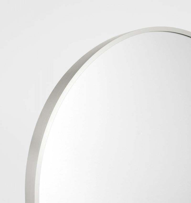 Metal Arched Freestanding Mirror