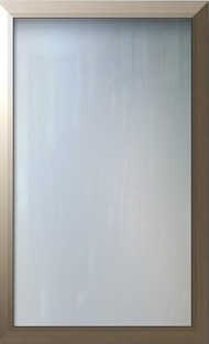 METALLIC SILVER FRAMWED MIRROR