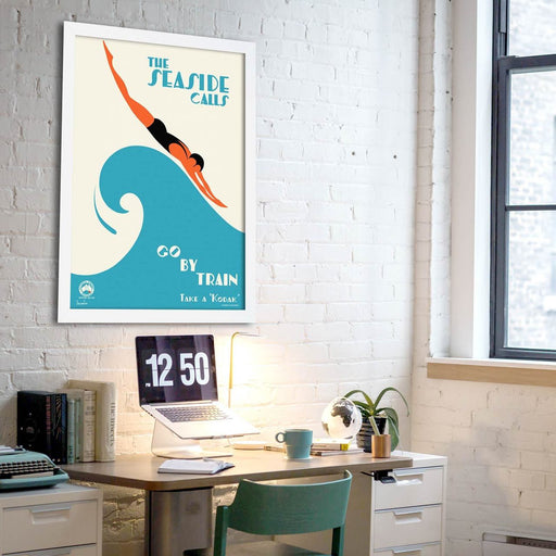 Vintage Print | The Seaside Calls