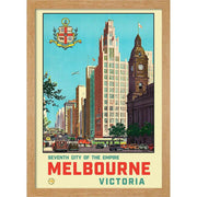 Vintage Print | Oak frame