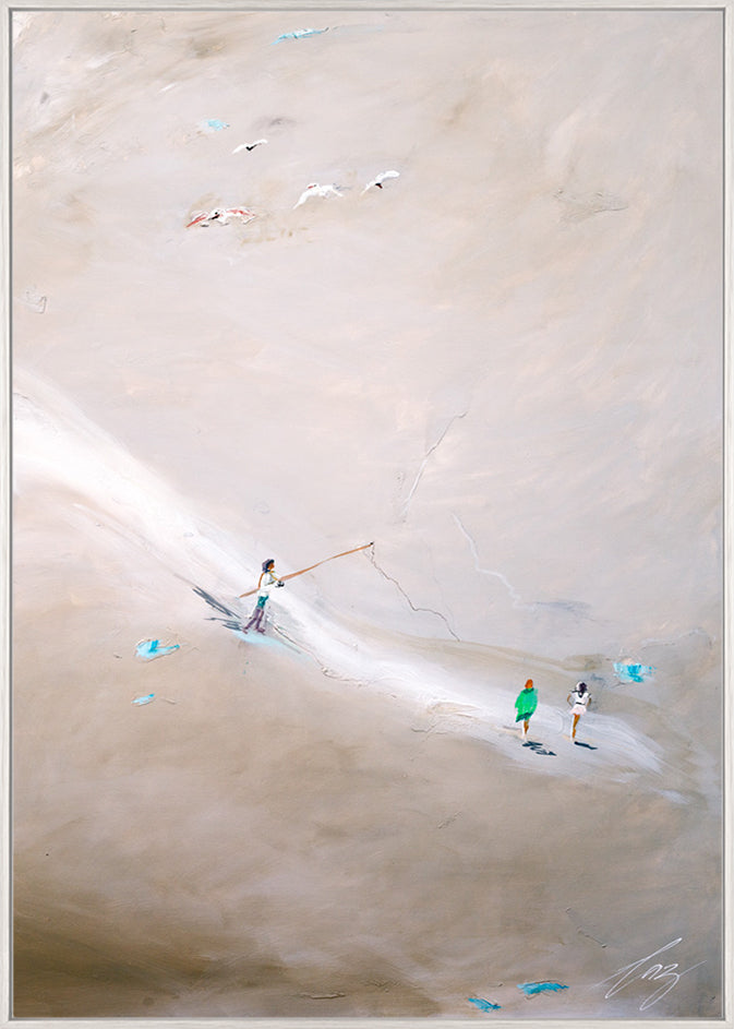 Sea Walk  | Framed Canvas