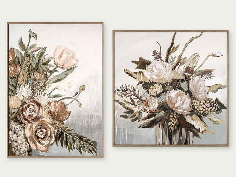 Still Life Bouquet Autumn & Still Life Vase Autumn | Print Decor