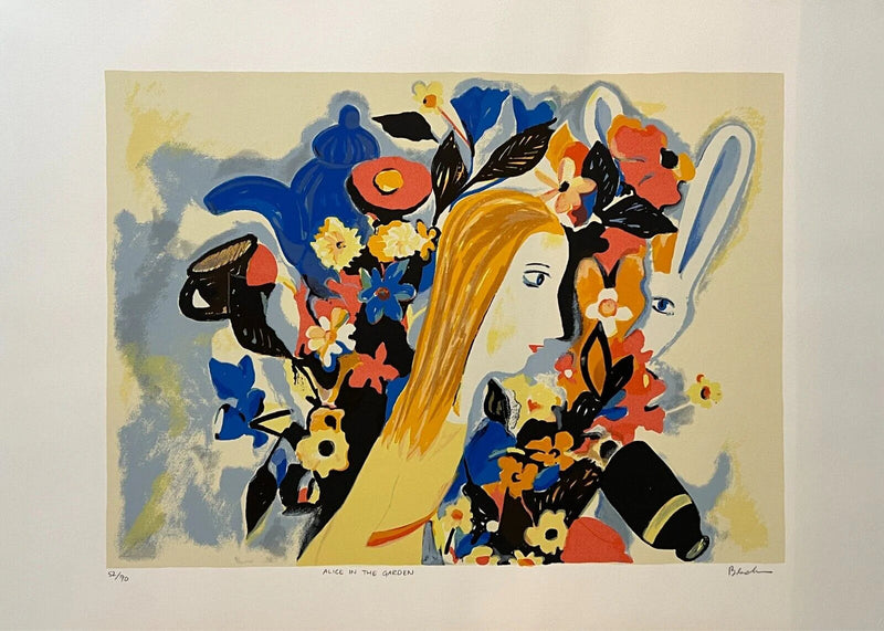 Alice In The Garden by Charles Blackman