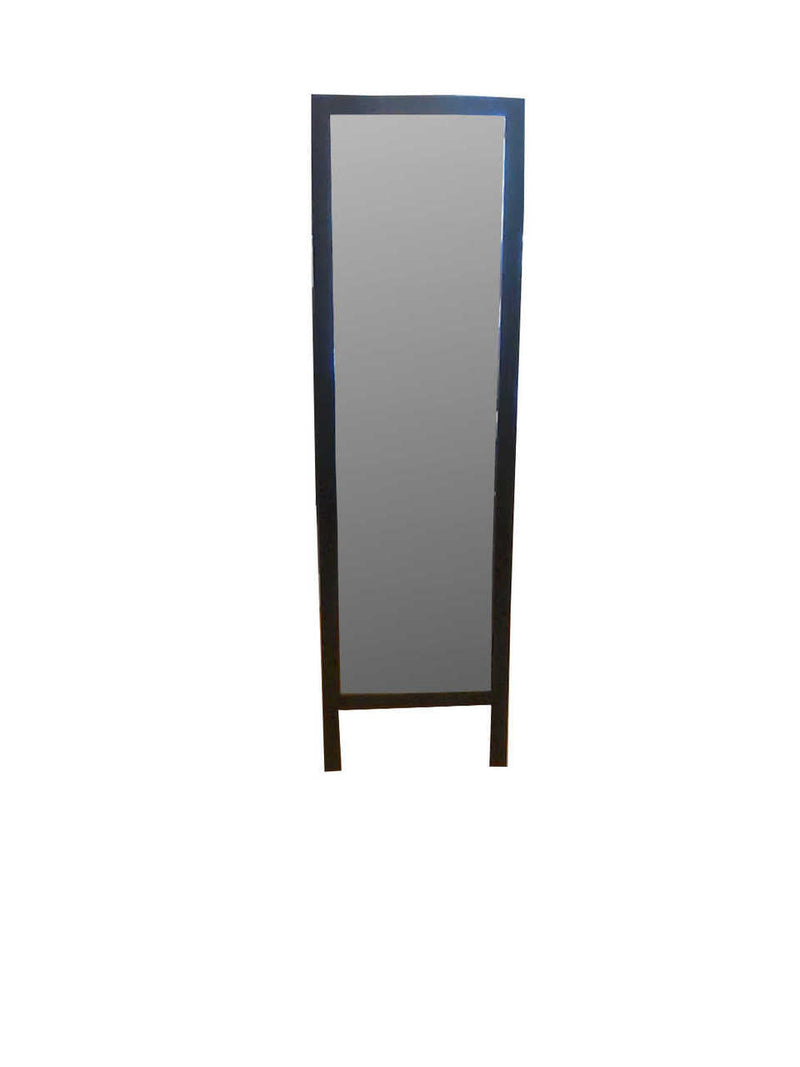 FREE STANDING BLACK FRAMED MIRROR