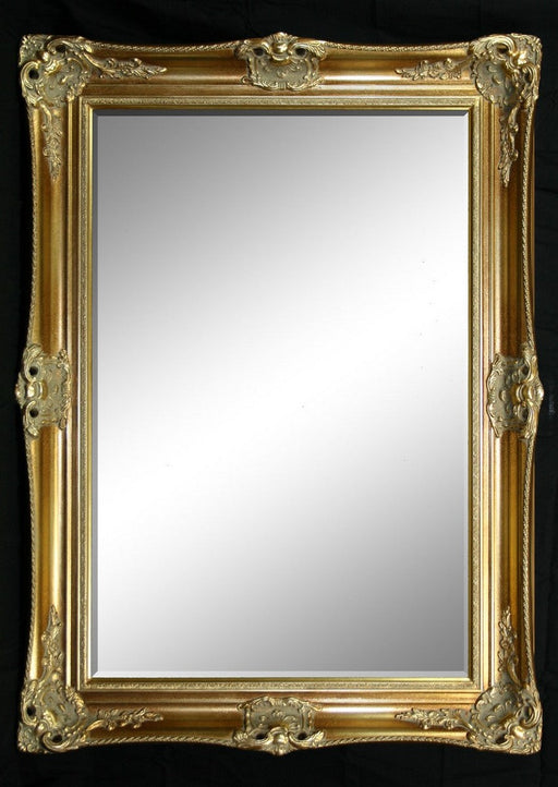Print Décor - Classic Antique Gold  Beveled Mirror