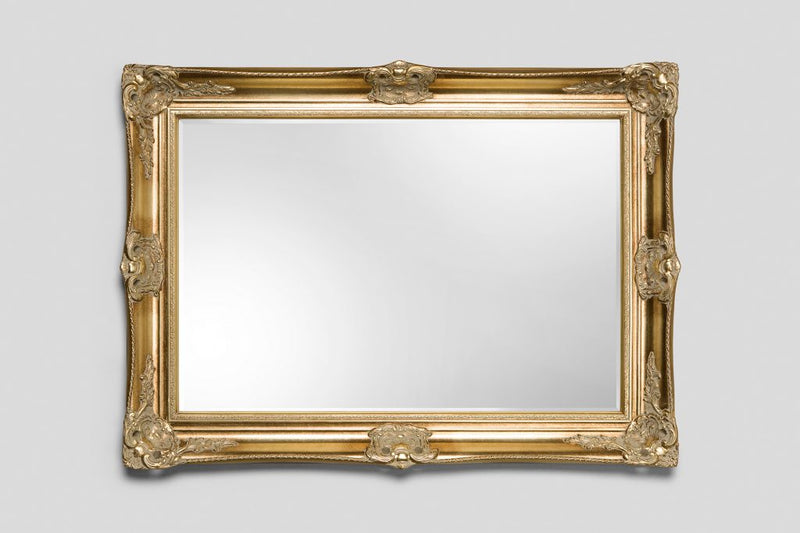 Classic Antique Ornate Victorian Mirror - Gold