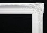 Ornate Mirrors: Classic White Ornate Mirror 