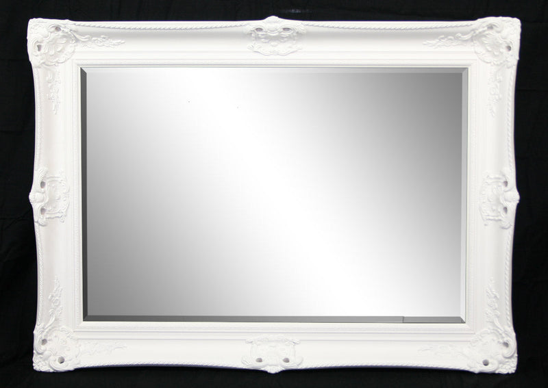 Classic Antique White Mirror