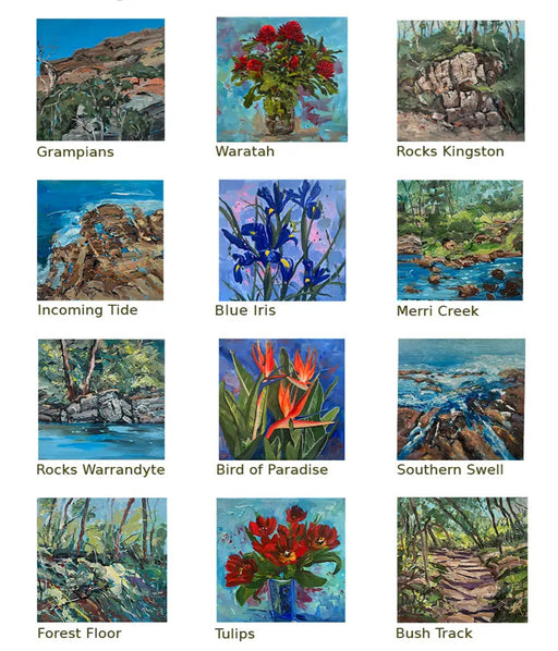 Twelve new paintings by Jan Neil