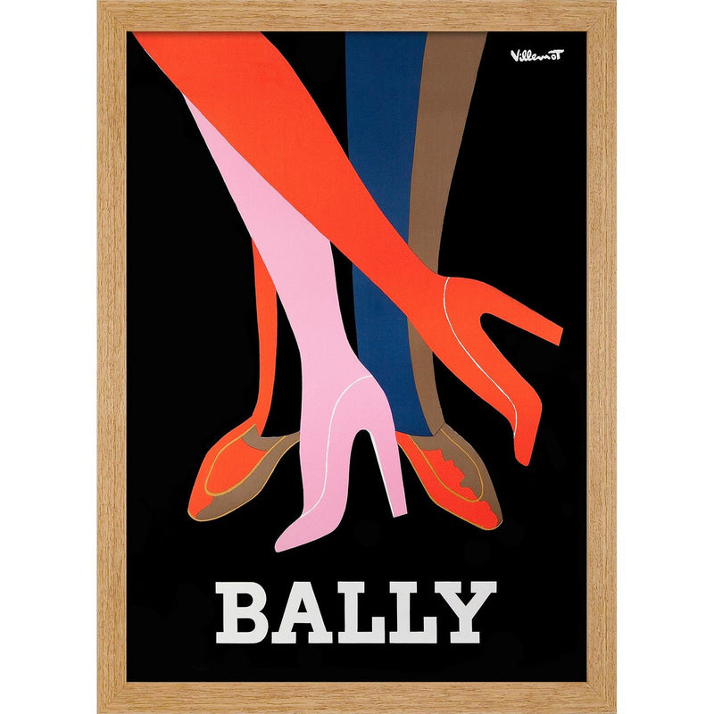 Vintage Print | Oak frame