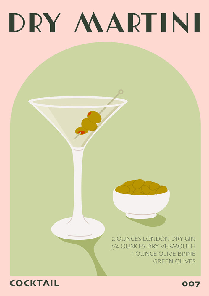 Dry Martini | Framed Print