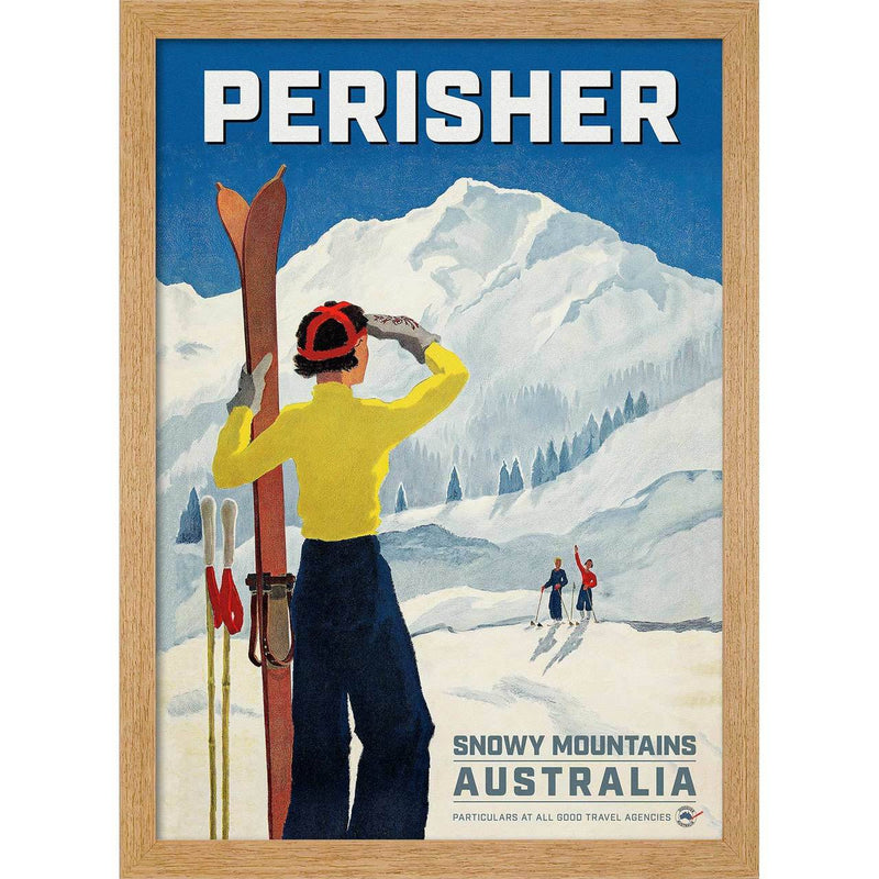 Vintage Poster | Oak frame
