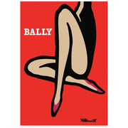 Vintage Print - Bally Pink Shoes