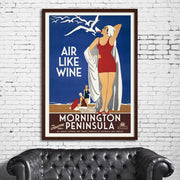 Vintage Print | Air Like Wine