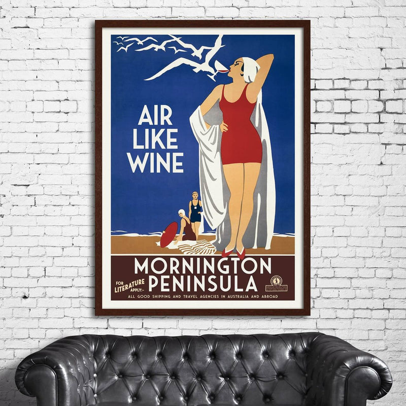 Vintage Print | Air Like Wine