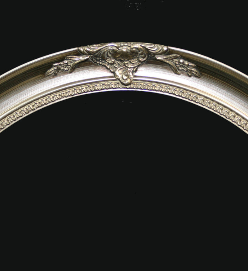 Elton Silver Oval Mirror