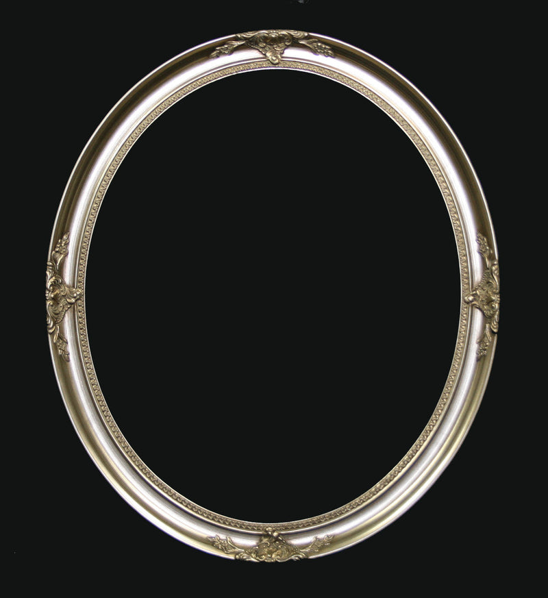 Elton Silver Oval Mirror
