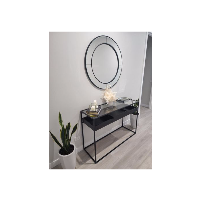 Quattro Round Mirror old