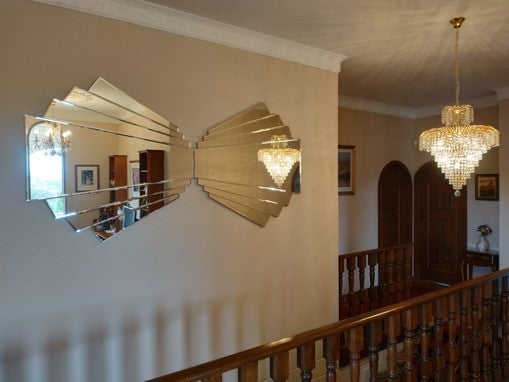 Art Deco Fan Mirror