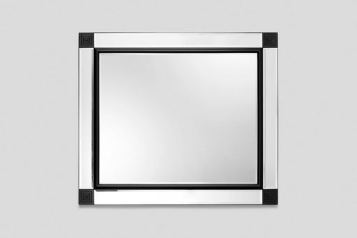 Print Decor | Black Medallion Mirror