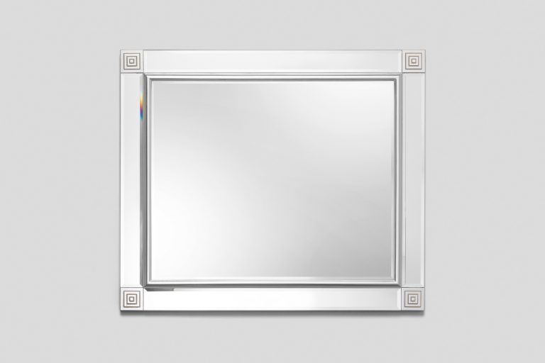 Silver Medallion Mirror
