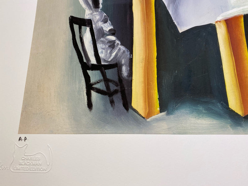 Feet Beneath The Table | Charles Blackman