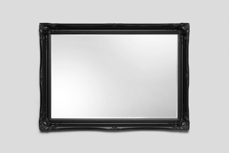 Print Décor - Contessa Black Beveled Mirror