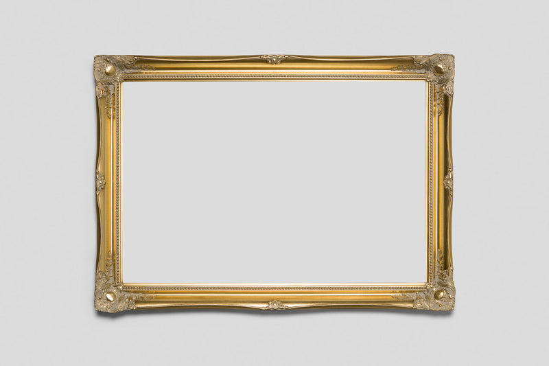 Empty Contessa Frame Gold