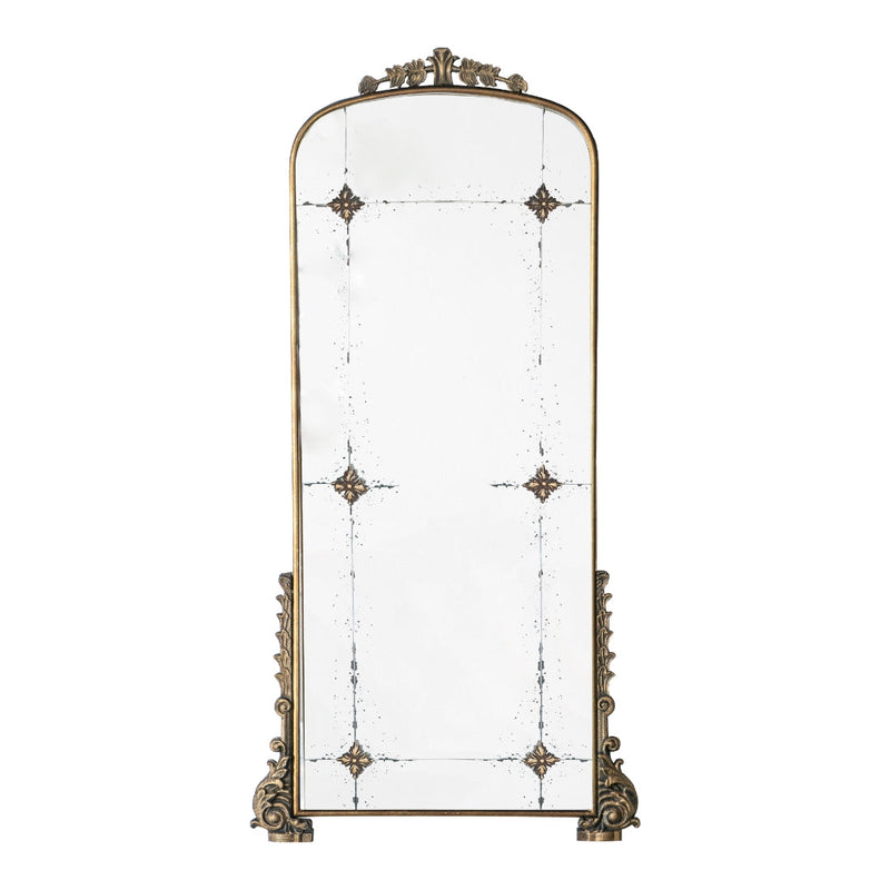Antique Gold Arched Mirror