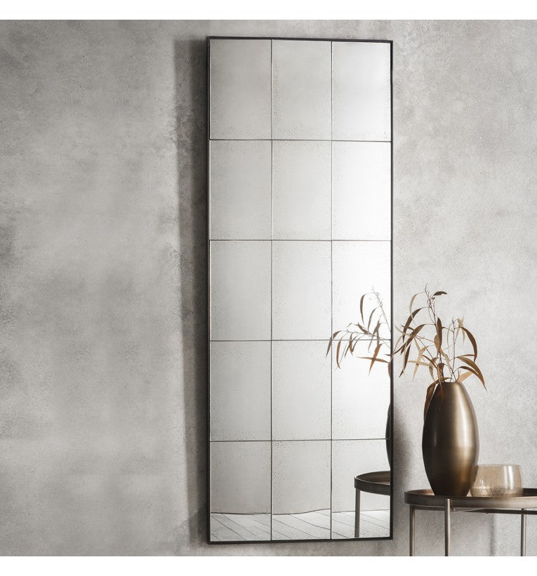 Panelled Antique Mirror