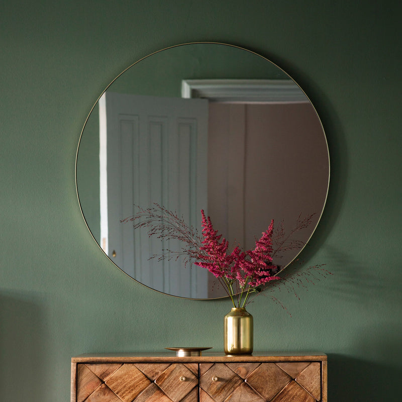 Daniella Mirror | Soft Brass (Champagne) finish