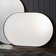 Houston Oval Mirror | Silver