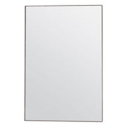 Houston Rectangle Mirror | Brushed Gold / Satin Brass