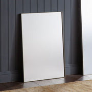 Houston Rectangle Mirror | Brushed Gold / Satin Brass