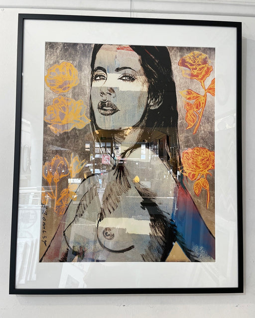 Nude Kate with Flowers | David Bromley 