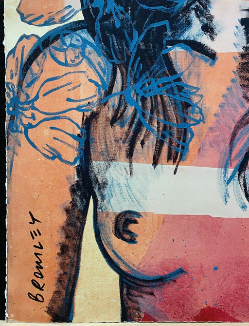 Kaye with Flowers | David Bromley 