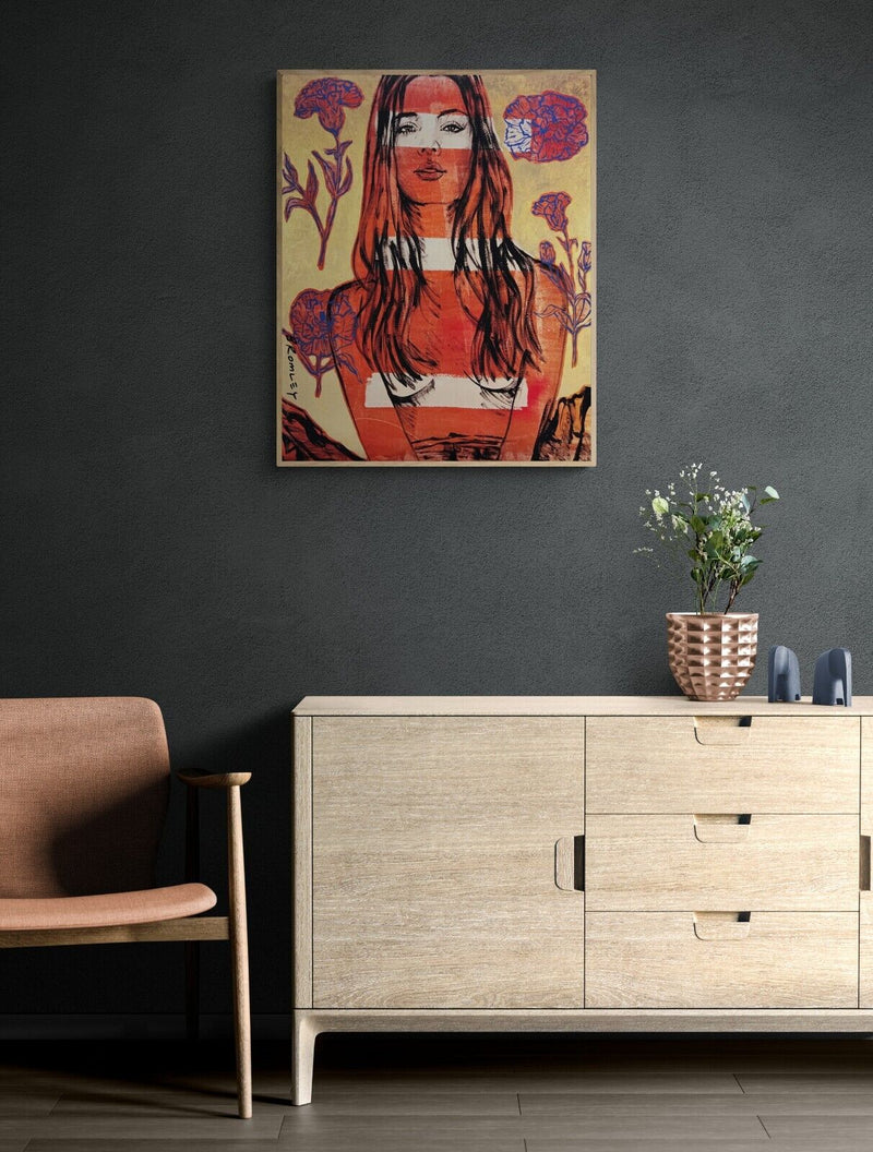 Bella with Flowers | David Bromley