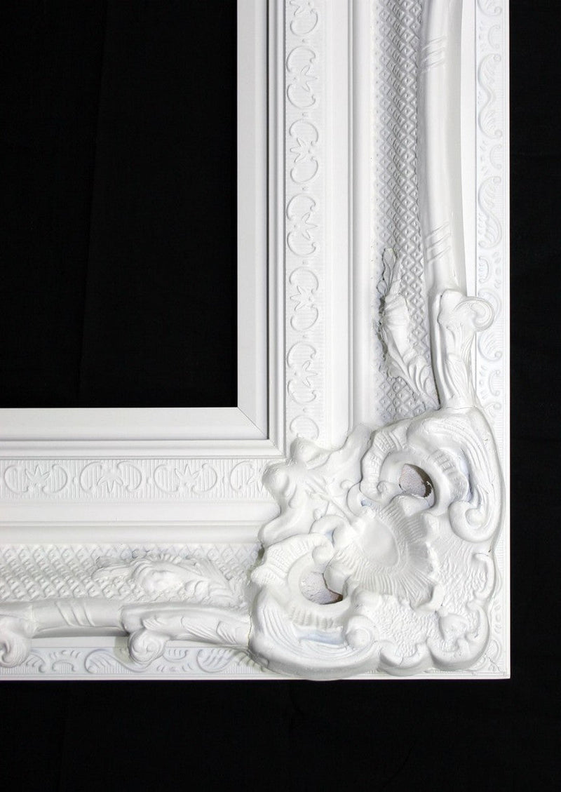 Print Décor - Grand Ornate White Detail