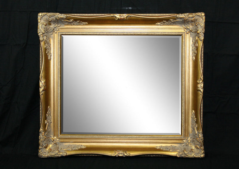 Print Decor Imperial Gold Beveled Mirror