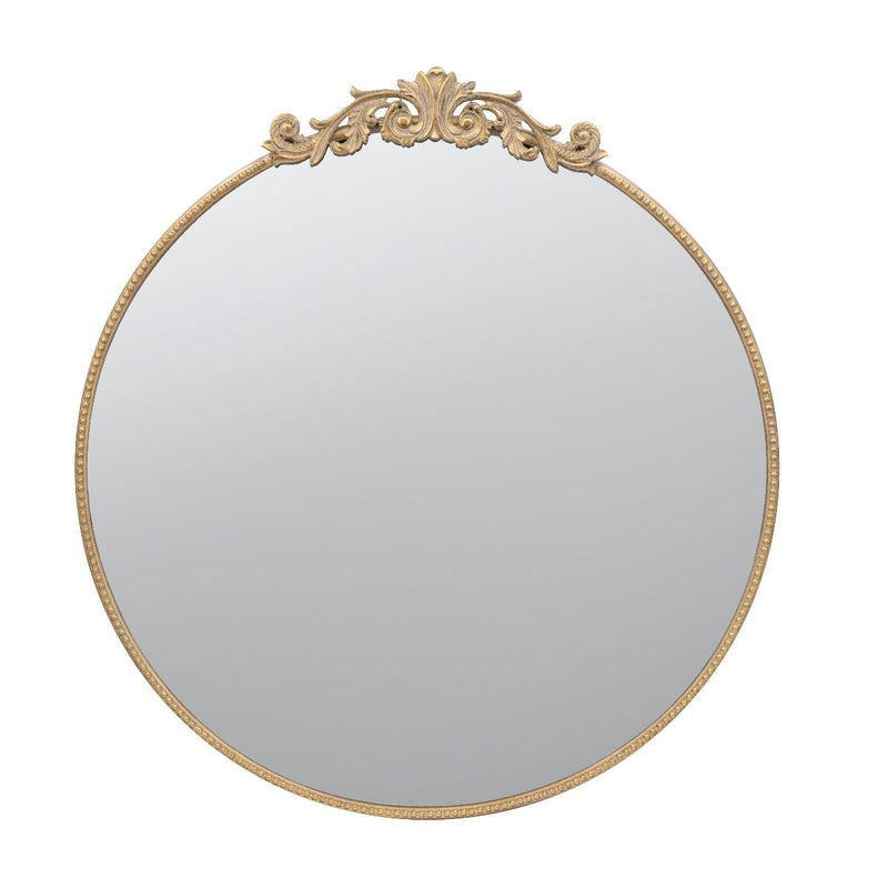 Sophie Round Antique Gold Mirror