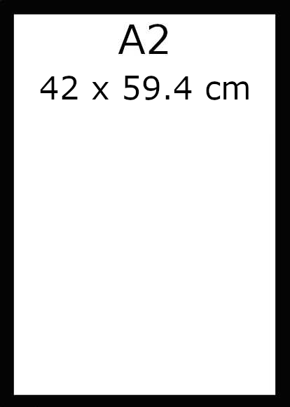 A2 Pre-made kitframe - Black