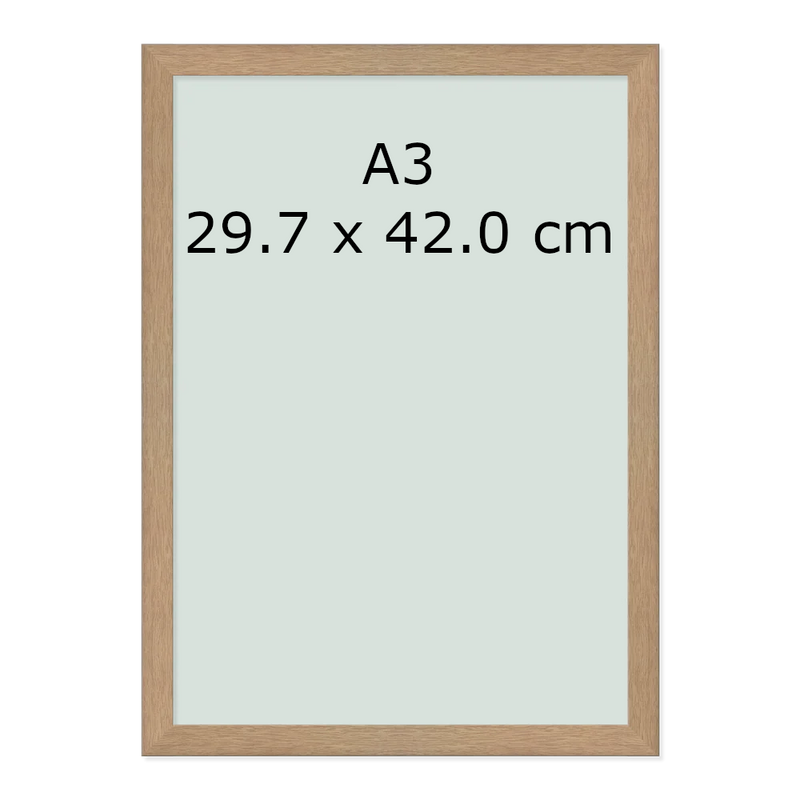 A3 Pre-made kitframe - Natural/Oak