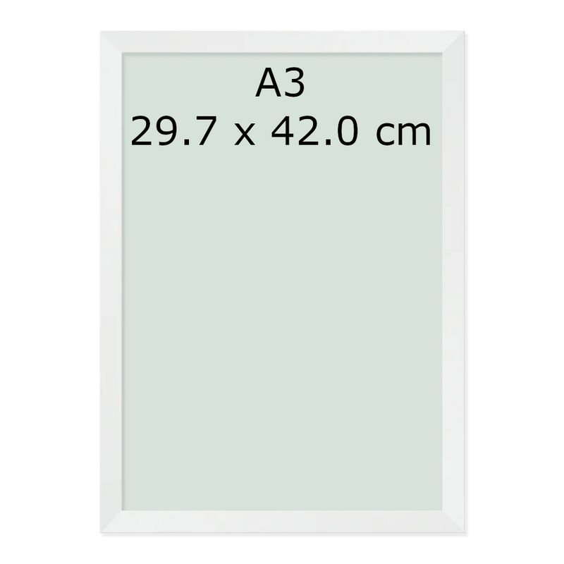 A3 Pre-made kitframe - White